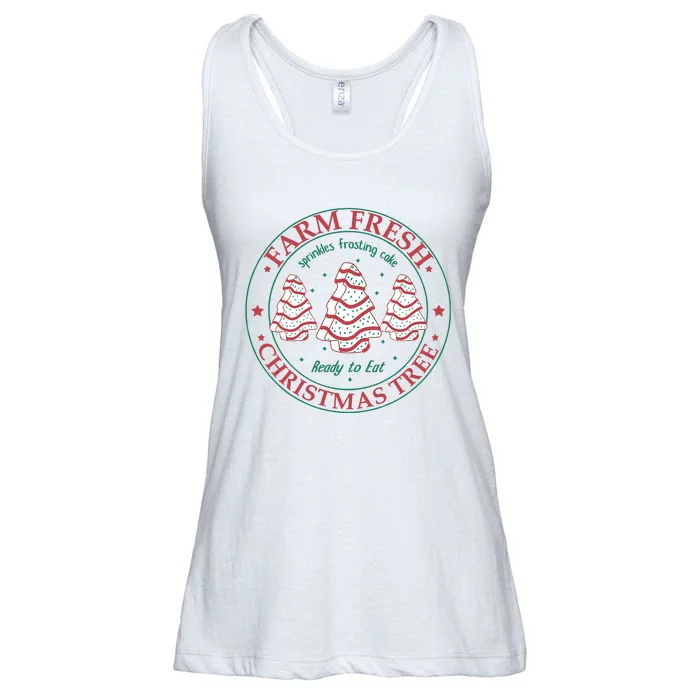 Farm Fresh Christmas Tree Cakes Christmas Ladies Essential Flowy Tank