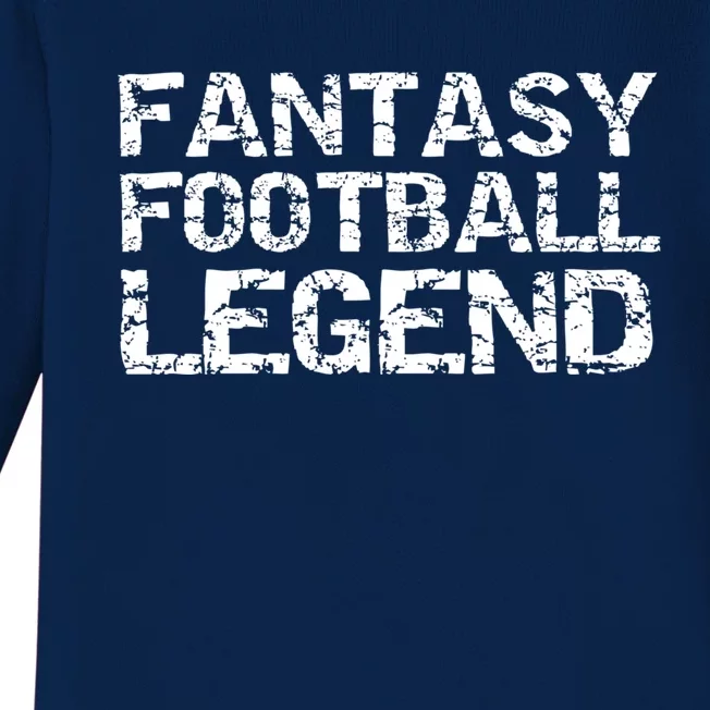 Fantasy Football Championship Winner Fantasy Football Legend Gift Baby Long Sleeve Bodysuit