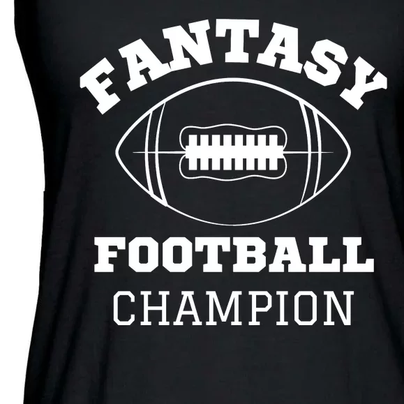 Fantasy Football Champion, Funny Fantasy Football, Funny Draft Ladies Essential Flowy Tank