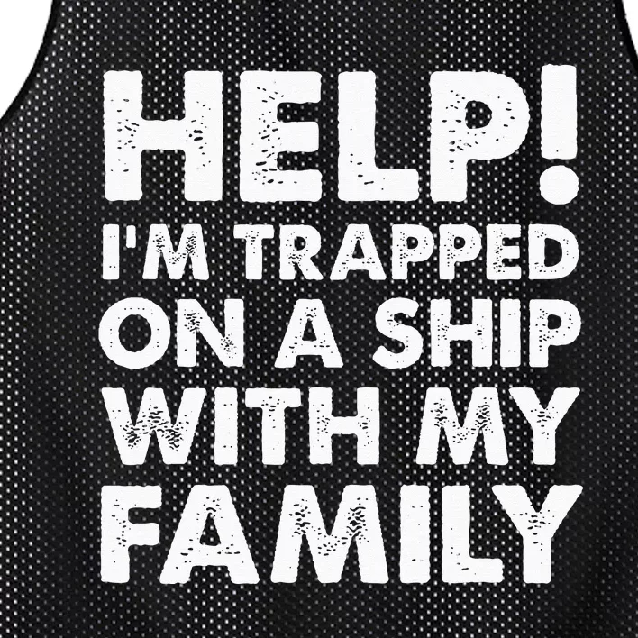 Funny Family Cruise Matching Vacation Cruising Mesh Reversible Basketball Jersey Tank