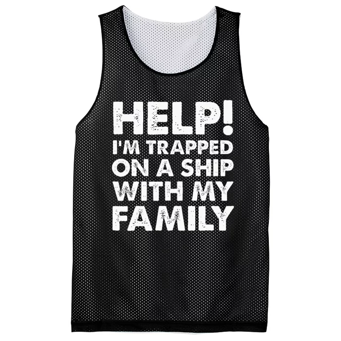 Funny Family Cruise Matching Vacation Cruising Mesh Reversible Basketball Jersey Tank