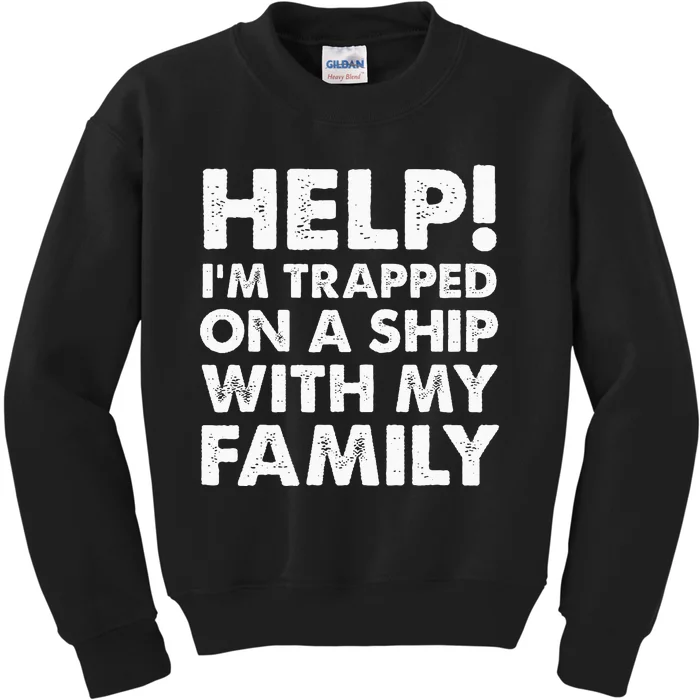 Funny Family Cruise Matching Vacation Cruising Kids Sweatshirt