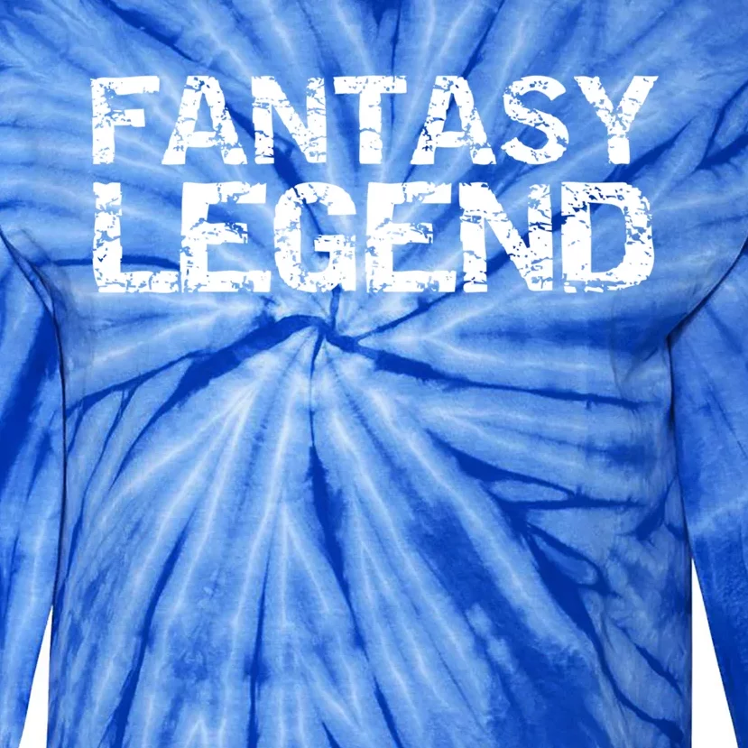 Fantasy Football Championship Winner Trophy Fantasy Legend Gift Tie-Dye Long Sleeve Shirt