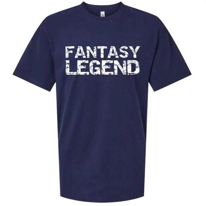 Fantasy Football Championship Winner Trophy Fantasy Legend Gift Sueded Cloud Jersey T-Shirt