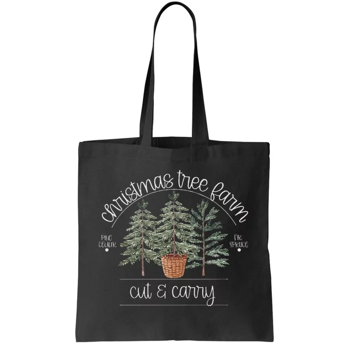 Farm Fresh Christmas Trees Tote Bag