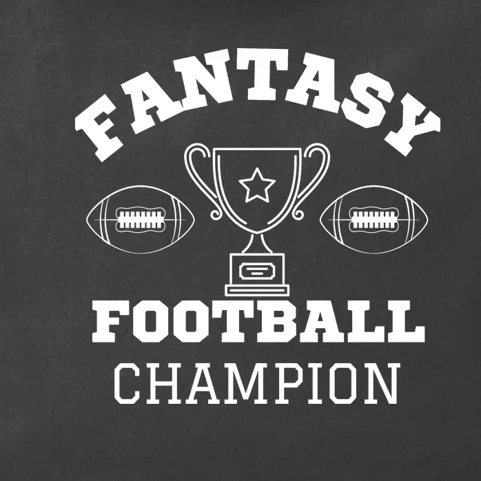 Fantasy Football Champion, Funny Fantasy Football, Funny FFL Zip Tote Bag