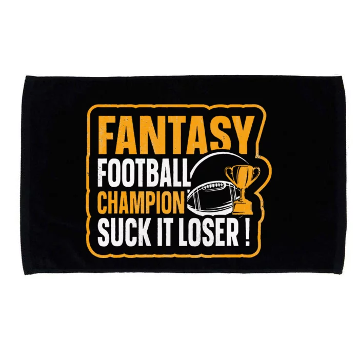 Fantasy Football Champion Suck It Loser Fantasy Football Microfiber Hand Towel