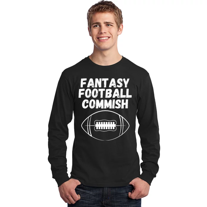 Fantasy Football Commish, Funny Fantasy Football Guru, FFL, Commissioner Long Sleeve Shirt