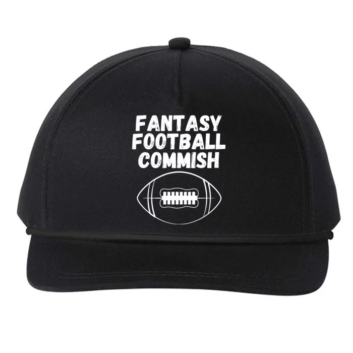 Fantasy Football Commish, Funny Fantasy Football Guru, FFL, Commissioner Snapback Five-Panel Rope Hat