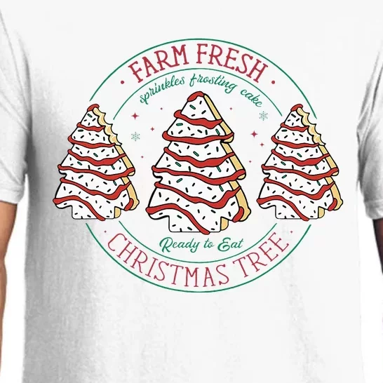 Farm Fresh Christmas Tree Frosting Frosted Cake Debbie Pajama Set