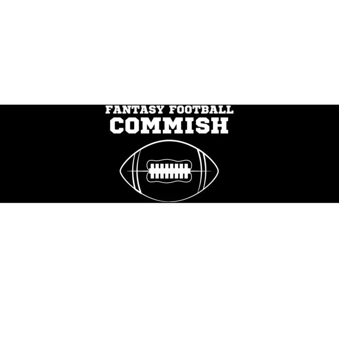 Fantasy Football Commish, Funny Fantasy Football Guru, Commissioner Bumper Sticker