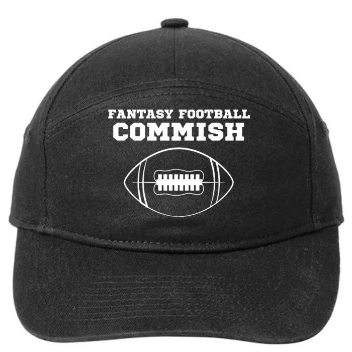 Fantasy Football Commish, Funny Fantasy Football Guru, Commissioner 7-Panel Snapback Hat