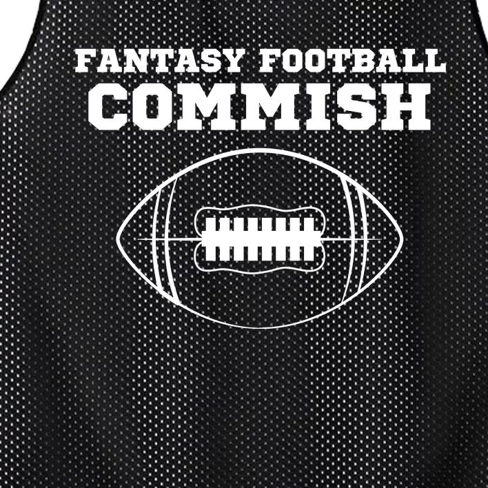 Fantasy Football Commish, Funny Fantasy Football Guru, Commissioner Mesh Reversible Basketball Jersey Tank