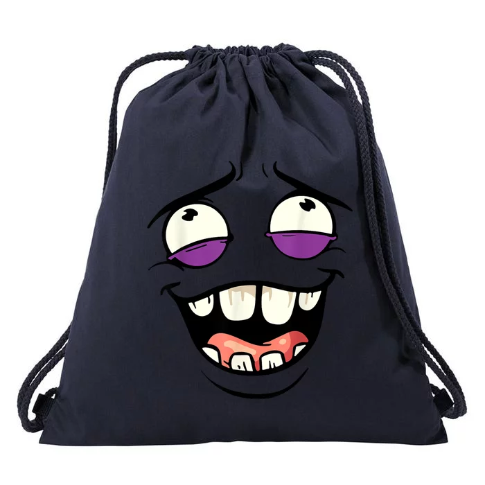 Funny Face Cartoon Laughing Face Expression Humor Drawstring Bag