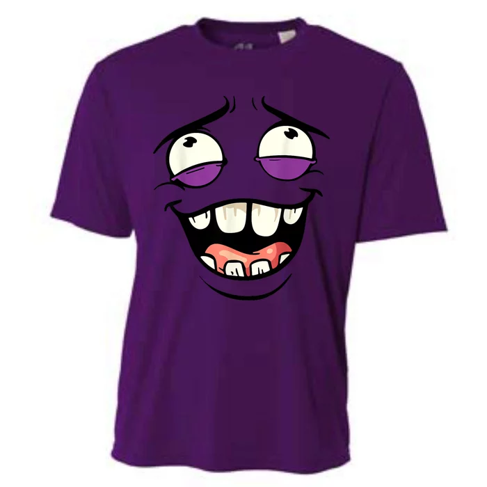 Funny Face Cartoon Laughing Face Expression Humor Cooling Performance Crew T-Shirt