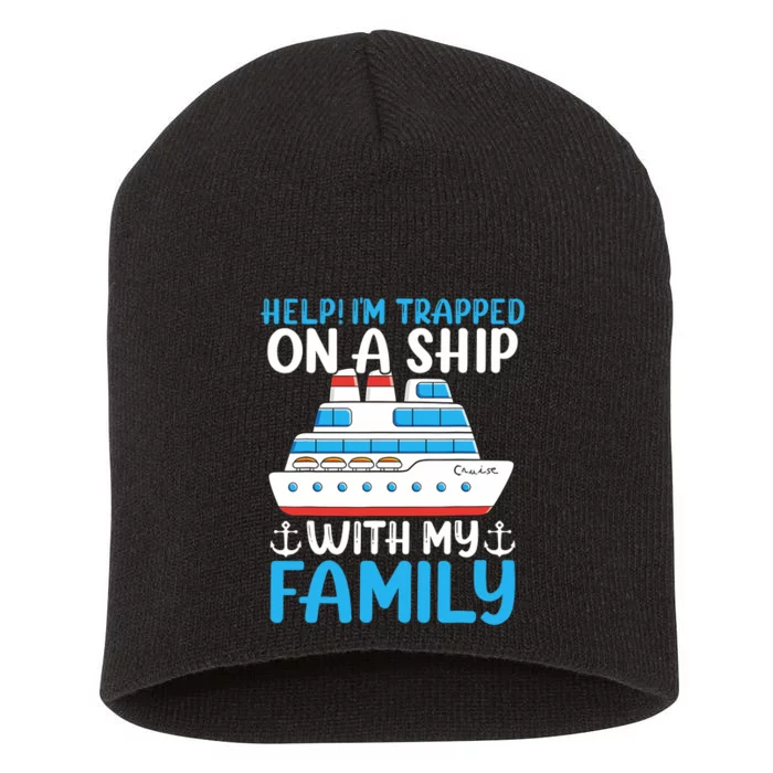 Funny Family Cruise Gifts Matching Vacation Group Cruising Short Acrylic Beanie