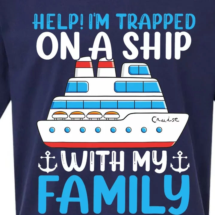 Funny Family Cruise Gifts Matching Vacation Group Cruising Sueded Cloud Jersey T-Shirt