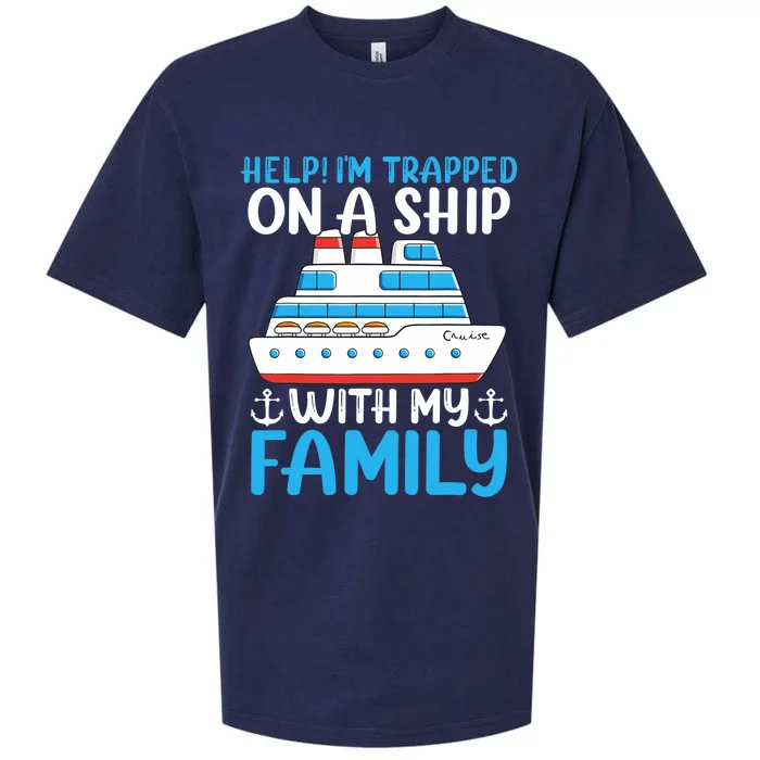 Funny Family Cruise Gifts Matching Vacation Group Cruising Sueded Cloud Jersey T-Shirt