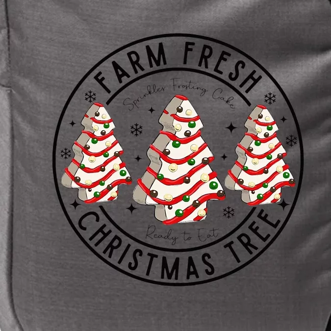 Farm Fresh Christmas Tree Cakes Debbie Family Xmas Pajamas Impact Tech Backpack