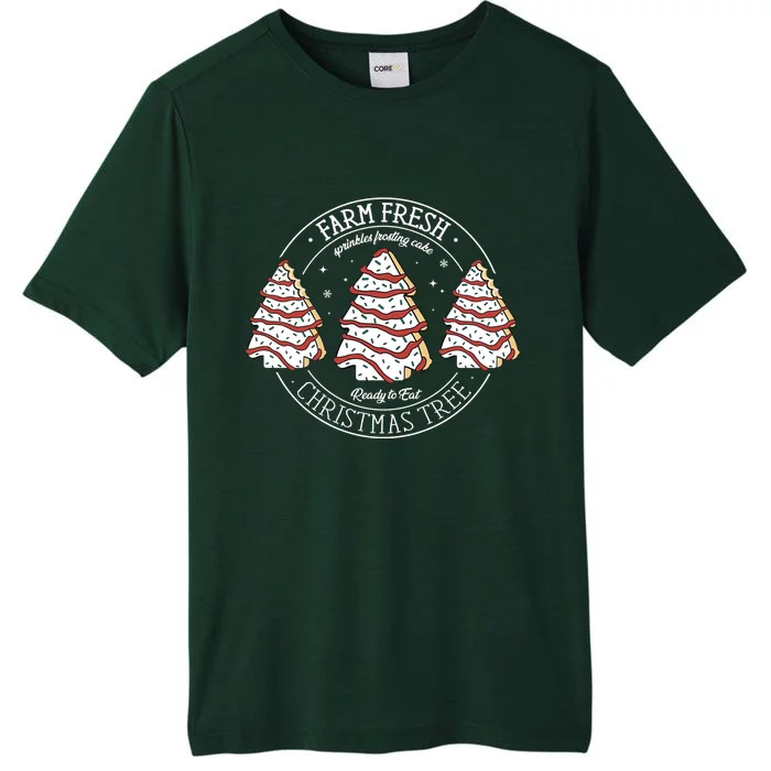 Farm Fresh Christmas Tree Cakes Funny ChristmasChristmas Gift Christmas In Ju ChromaSoft Performance T-Shirt