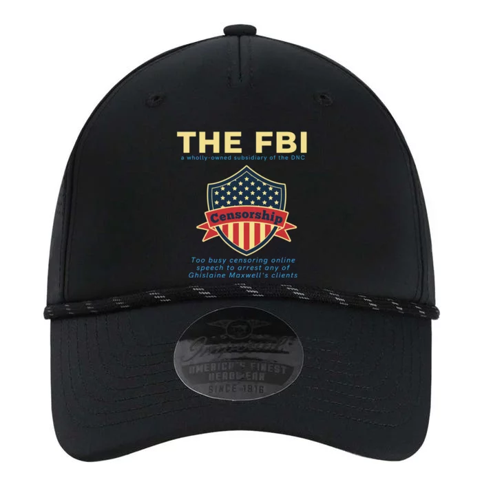 Funny FBI Censorship Conservative Gift Performance The Dyno Cap