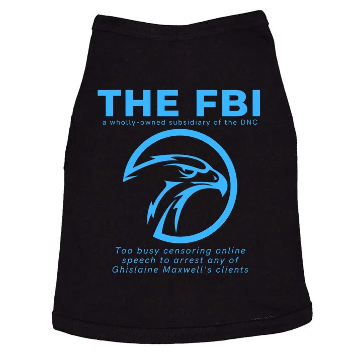 Funny FBI Censorship Conservative Gift Doggie Tank