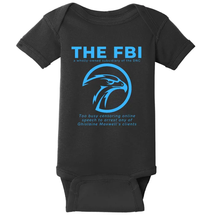 Funny FBI Censorship Conservative Gift Baby Bodysuit