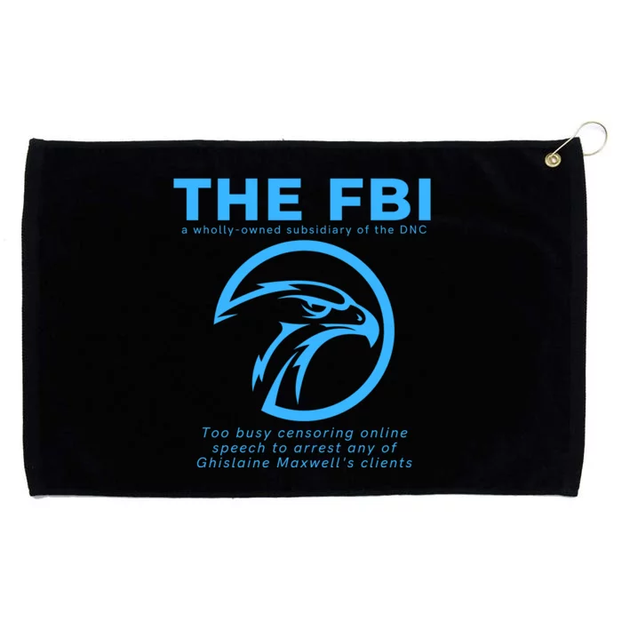 Funny FBI Censorship Conservative Gift Grommeted Golf Towel