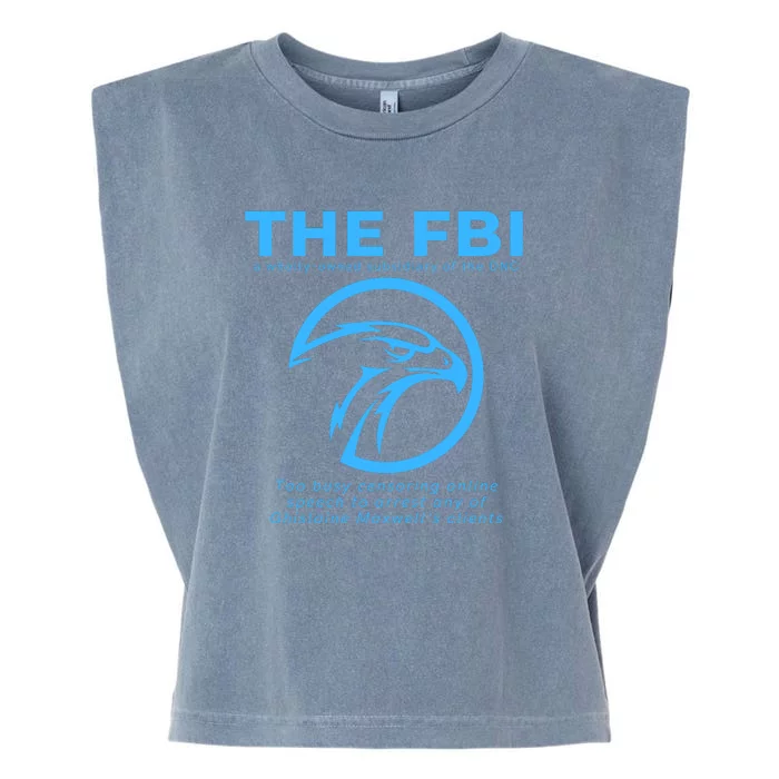 Funny FBI Censorship Conservative Gift Garment-Dyed Women's Muscle Tee