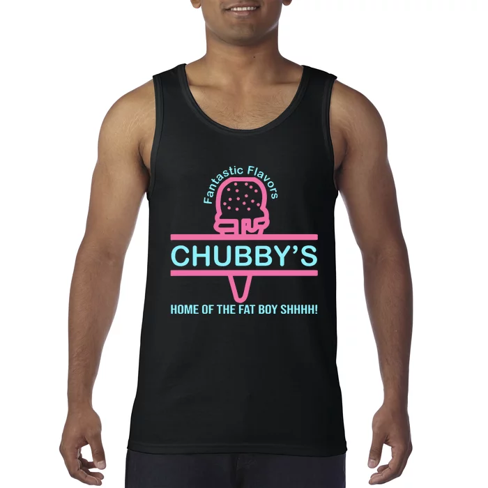 Fantastic Flavors ChubbyS Home Of The Fat Boy Shhhh Tank Top