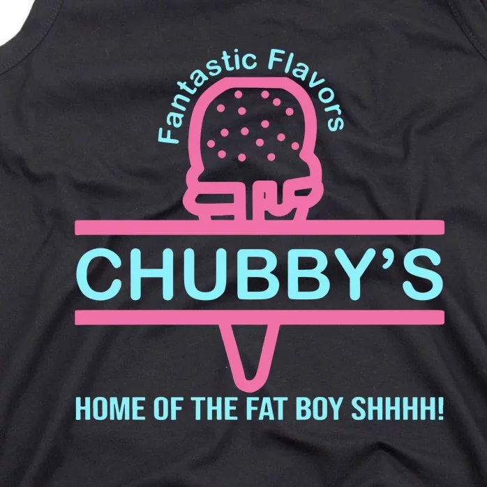 Fantastic Flavors ChubbyS Home Of The Fat Boy Shhhh Tank Top