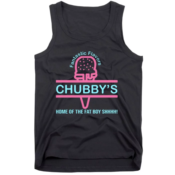 Fantastic Flavors ChubbyS Home Of The Fat Boy Shhhh Tank Top