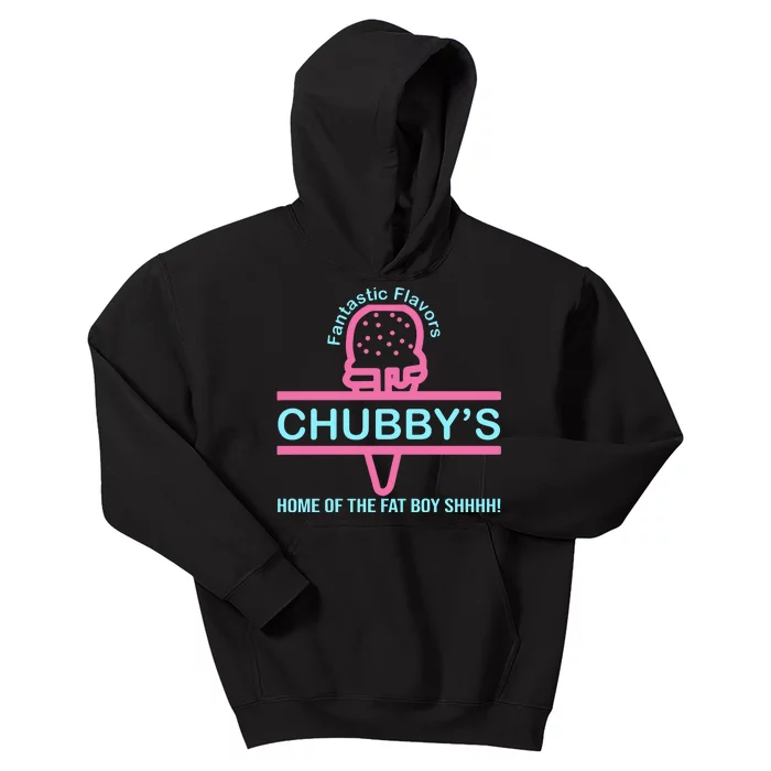 Fantastic Flavors ChubbyS Home Of The Fat Boy Shhhh Kids Hoodie