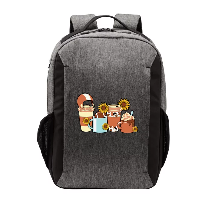 Football Fall Coffee Lover Vector Backpack