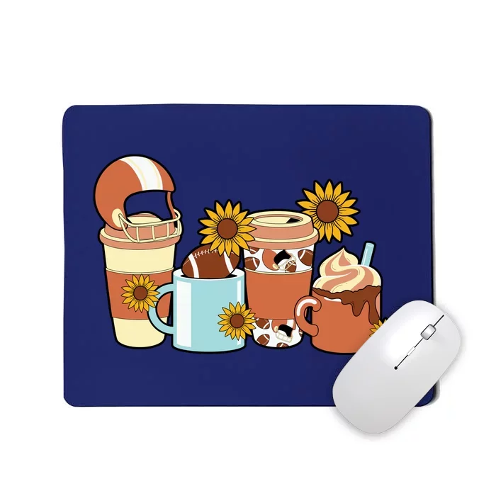 Football Fall Coffee Lover Mousepad