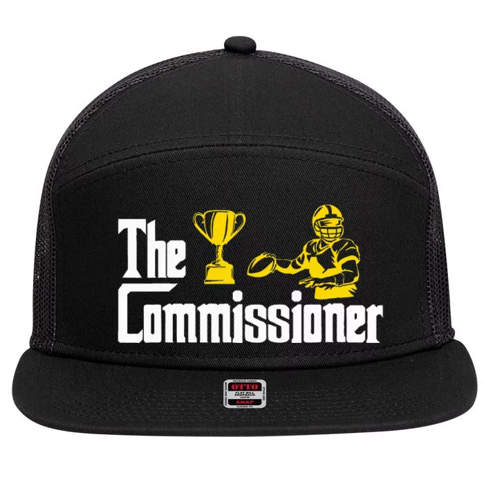 Fantasy Football Commissioner Fantasy Football Commish 7 Panel Mesh Trucker Snapback Hat