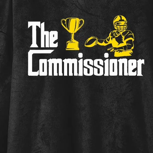 Fantasy Football Commissioner Fantasy Football Commish Hooded Wearable Blanket