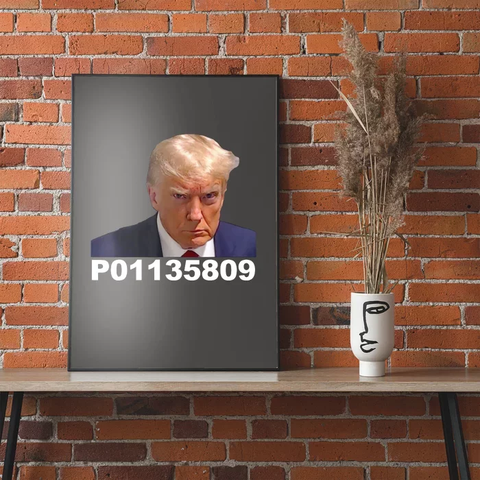 Funny Fulton County GA Donald Trump Prison Mugshot Gift Poster