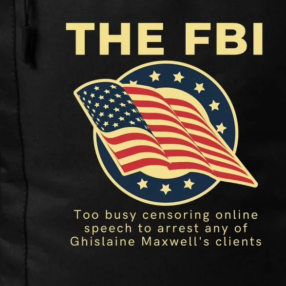 Funny FBI Censorship Conservative Gift Daily Commute Backpack