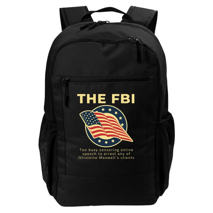 Funny FBI Censorship Conservative Gift Daily Commute Backpack