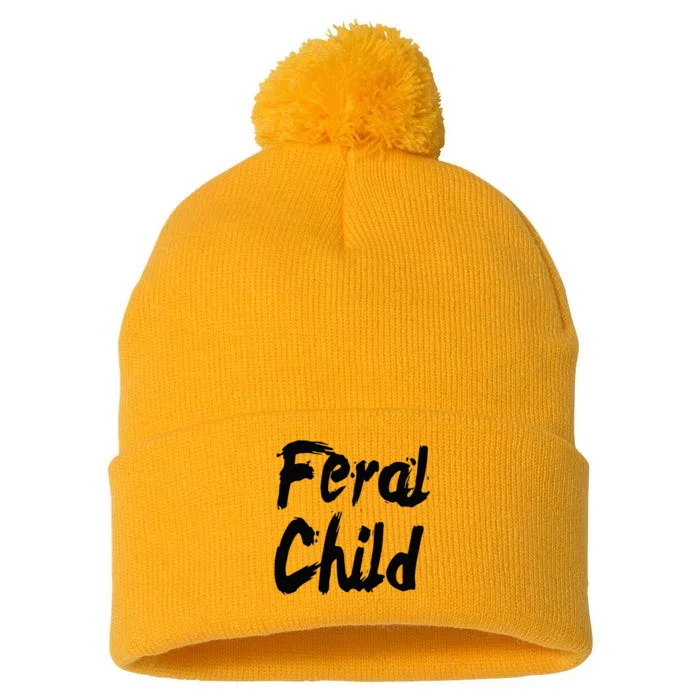 Famous Feral Child Genie Feral Child Pom Pom 12in Knit Beanie