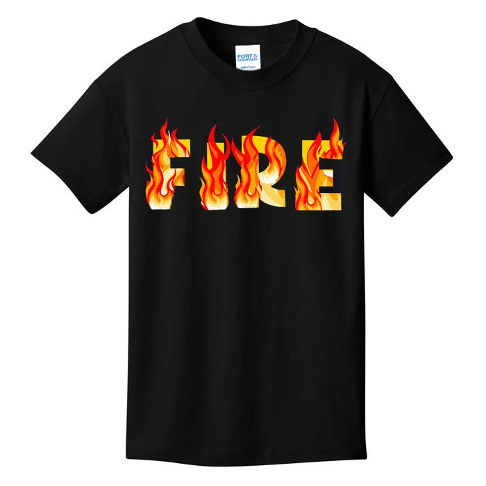 Funny Fire Couple DIY Costume Halloween Party Kids T-Shirt