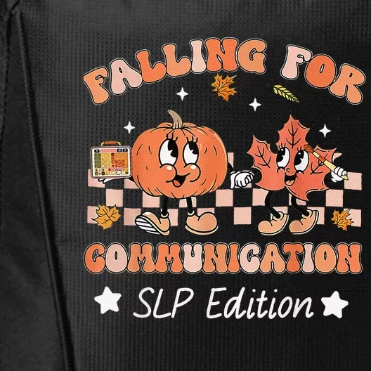 Falling For Communication Slp Edition Thanksgiving City Backpack