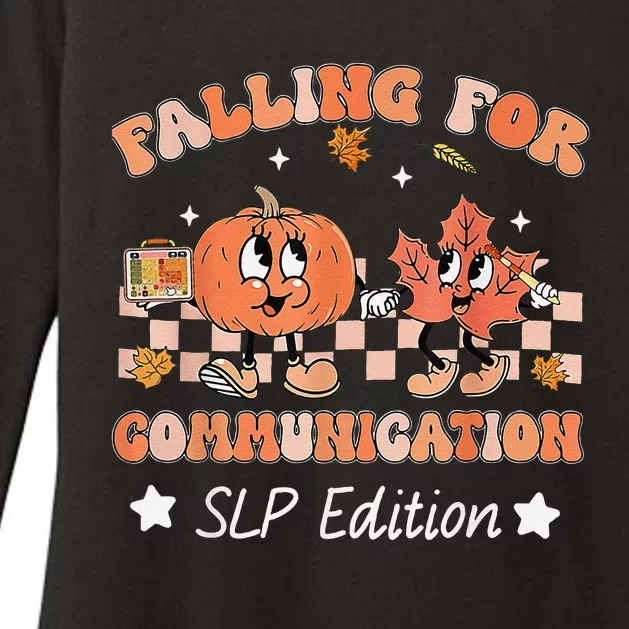 Falling For Communication Slp Edition Thanksgiving Womens CVC Long Sleeve Shirt