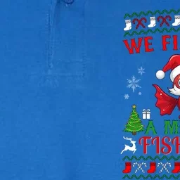 Fishing Funny Christmas Lights I Wish A Merry Fishmas Gift Softstyle Adult Sport Polo