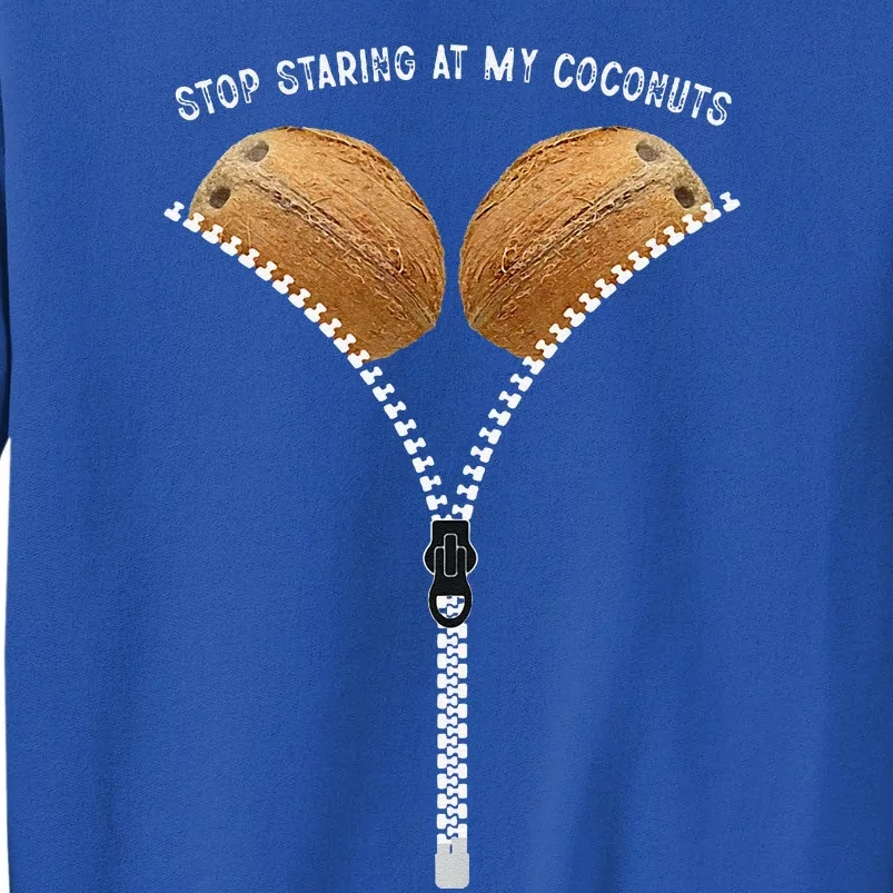 Funny Funny Coconut Bra Summer Vacation Halloween Party Sweatshirt