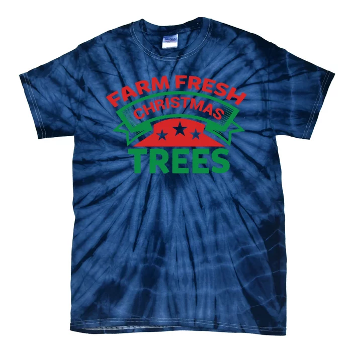 Farm Fresh Christmas Trees Tie-Dye T-Shirt