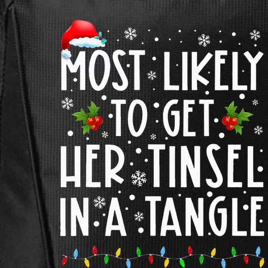 Festive Family Christmas Tinsel Tangle Favorites City Backpack