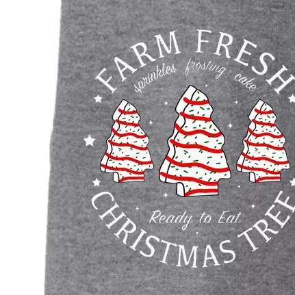 Farm Fresh Christmas Tree Cakes Funny Tree Farm Xmas Pajamas Doggie 3-End Fleece Hoodie