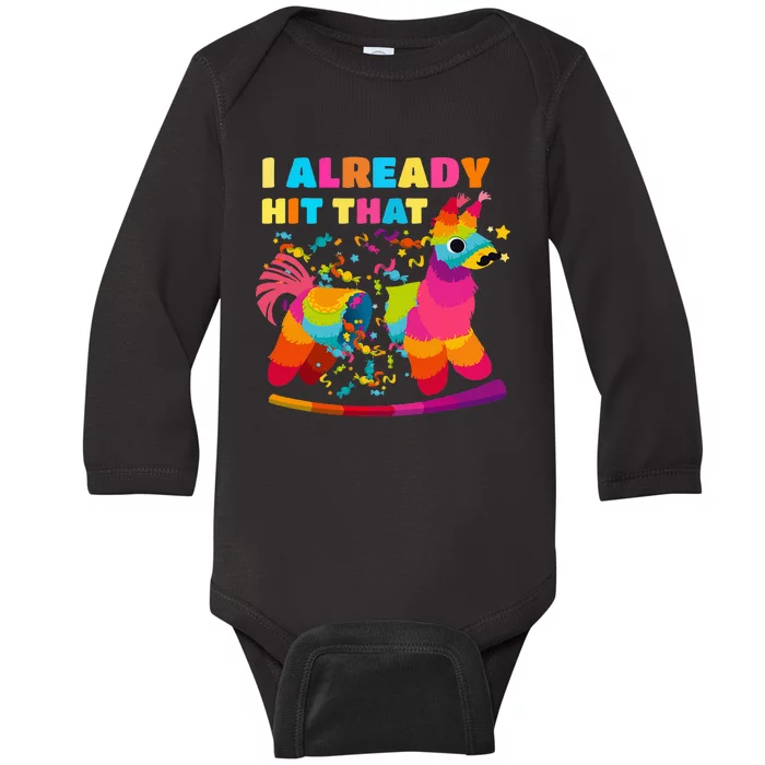 Fiesta Fun Cinco de Mayo Party Pinata Costume Baby Long Sleeve Bodysuit